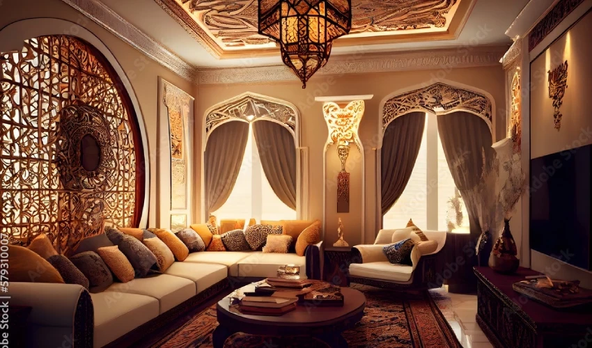 معماري اكسبرت | الطراز الإسلامي في التصميم الداخلي